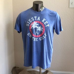 Siesta Key Florida Authentic Paradise Men’s Tee L